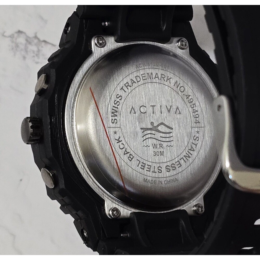 Activa Exon X Invicta Digital Men's Watch 48mm Black ACW8120-001 Brand New - Picture 6 of 7